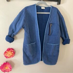 Zara Kids Blue Jean Jacket with Pockets